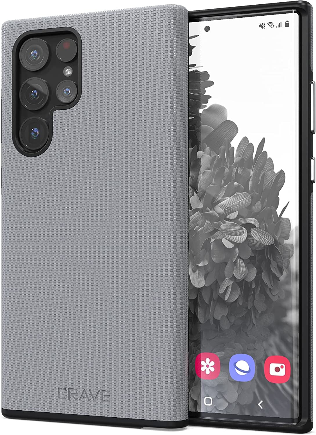 Crave Dual Guard for Samsung Galaxy S22 Ultra Case, Shockproof Protection Dual Layer Case for Samsung Galaxy S22 Ultra, S22 Ultra 5G - Aqua  Crave Slate  