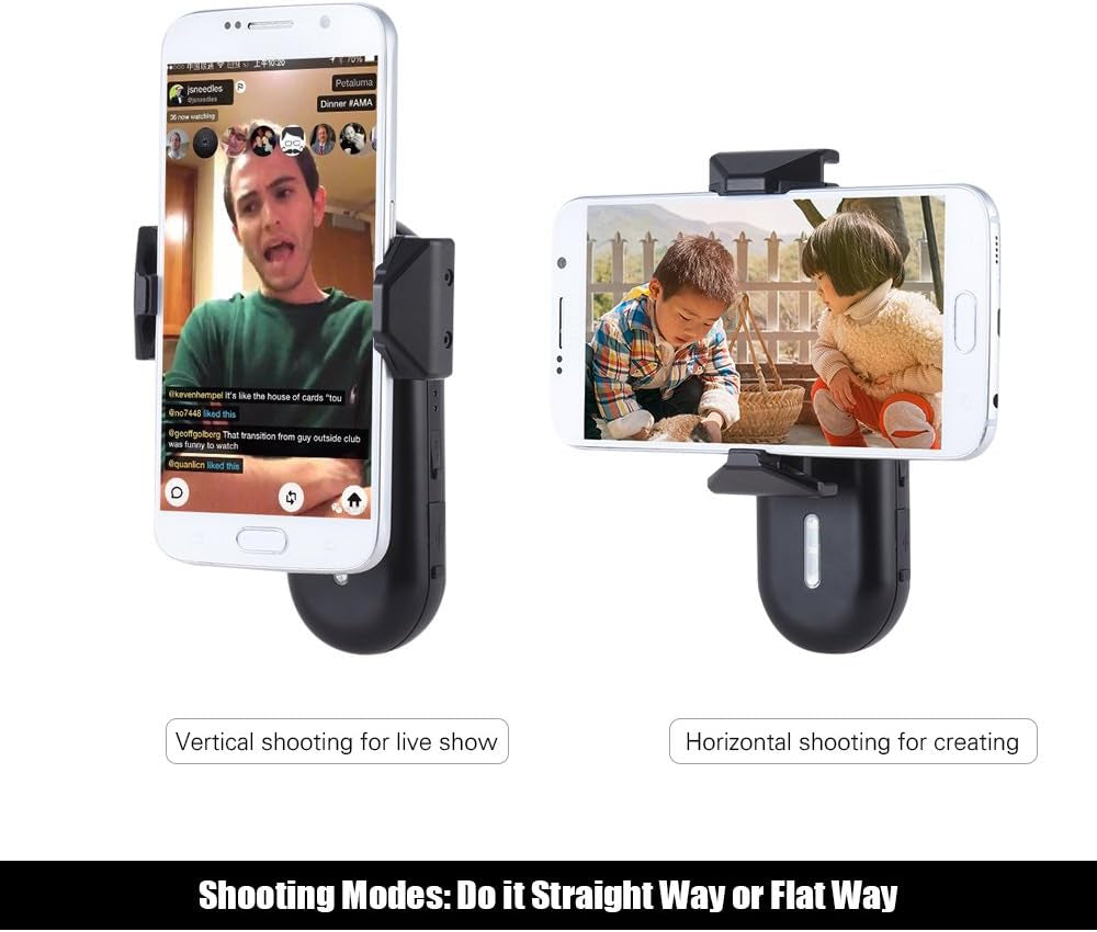 ERYUE Fancy, Fancy 1 Axis Handheld Smartphone Gimbal Video Stabilizer for Live Show Selfie Video Creation for All Brands of Smartphone under 6 Inches  ERYUE   