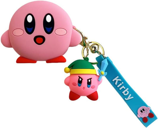 Portable Beats Fit Pro Case, 360° Protection Shockproof Soft Silicone Cover with Keychain Compatible for Beats Beats Fit Pro 2021,Accessories for Men Women Teenagers and Children (Kabi-Fit Pro)  qindongdianpu   