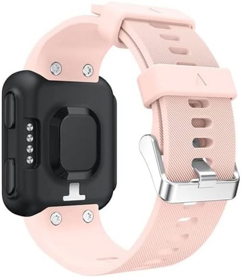 TPUOTI Silicone Watch Strap for Forerunner 35 Wrist Strap Bracelet for Garmin Forerunner 35 Smart Watch Replacement Band  TPUOTI Pink  