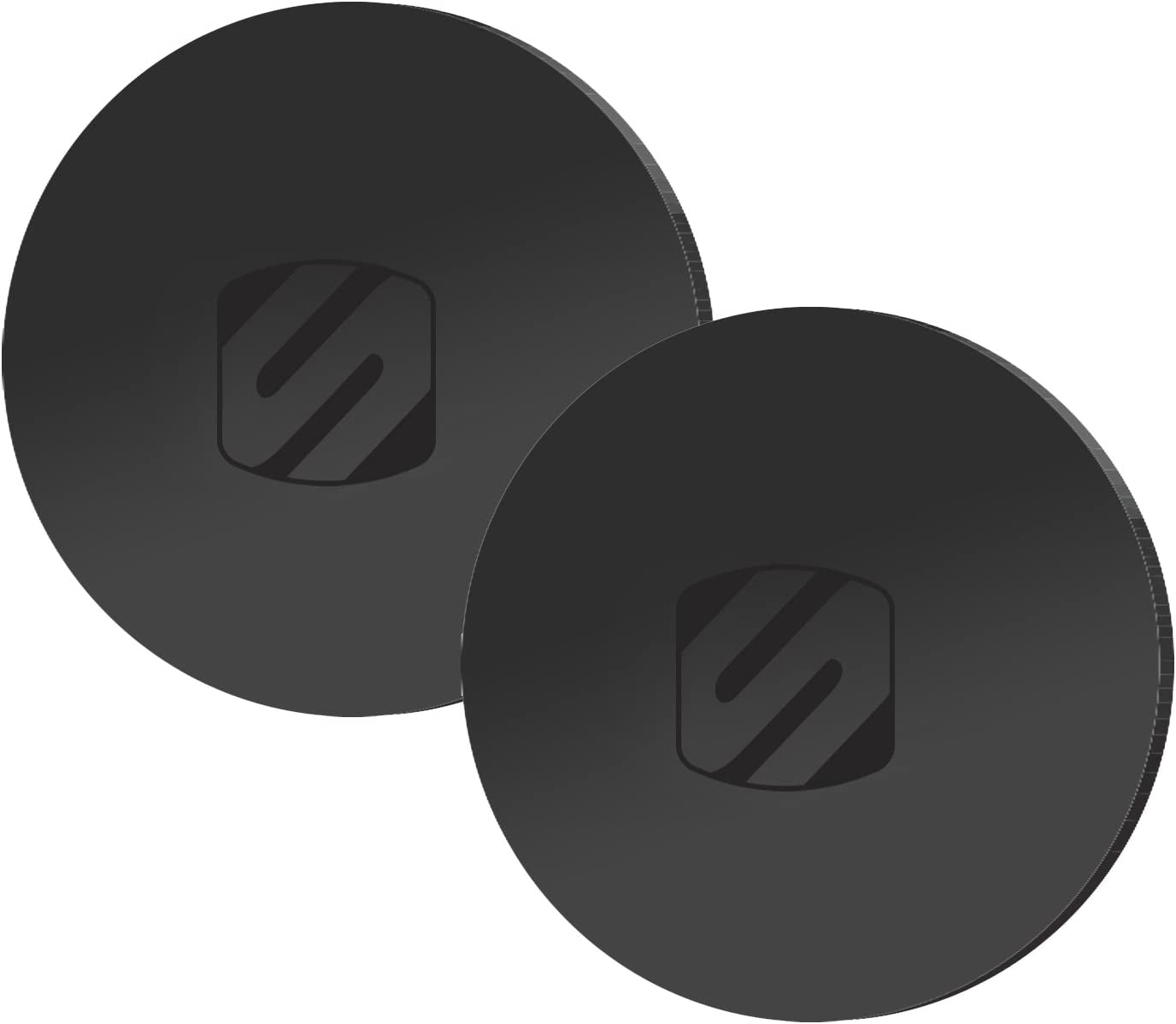 Scosche MAGRKI Magicmount Phone Replacement Plate Kit - for Magnetic Car Phone Mount Holder with Extra Strength Hold, Universal with All Devices, Black  Scosche Black Round Plates 