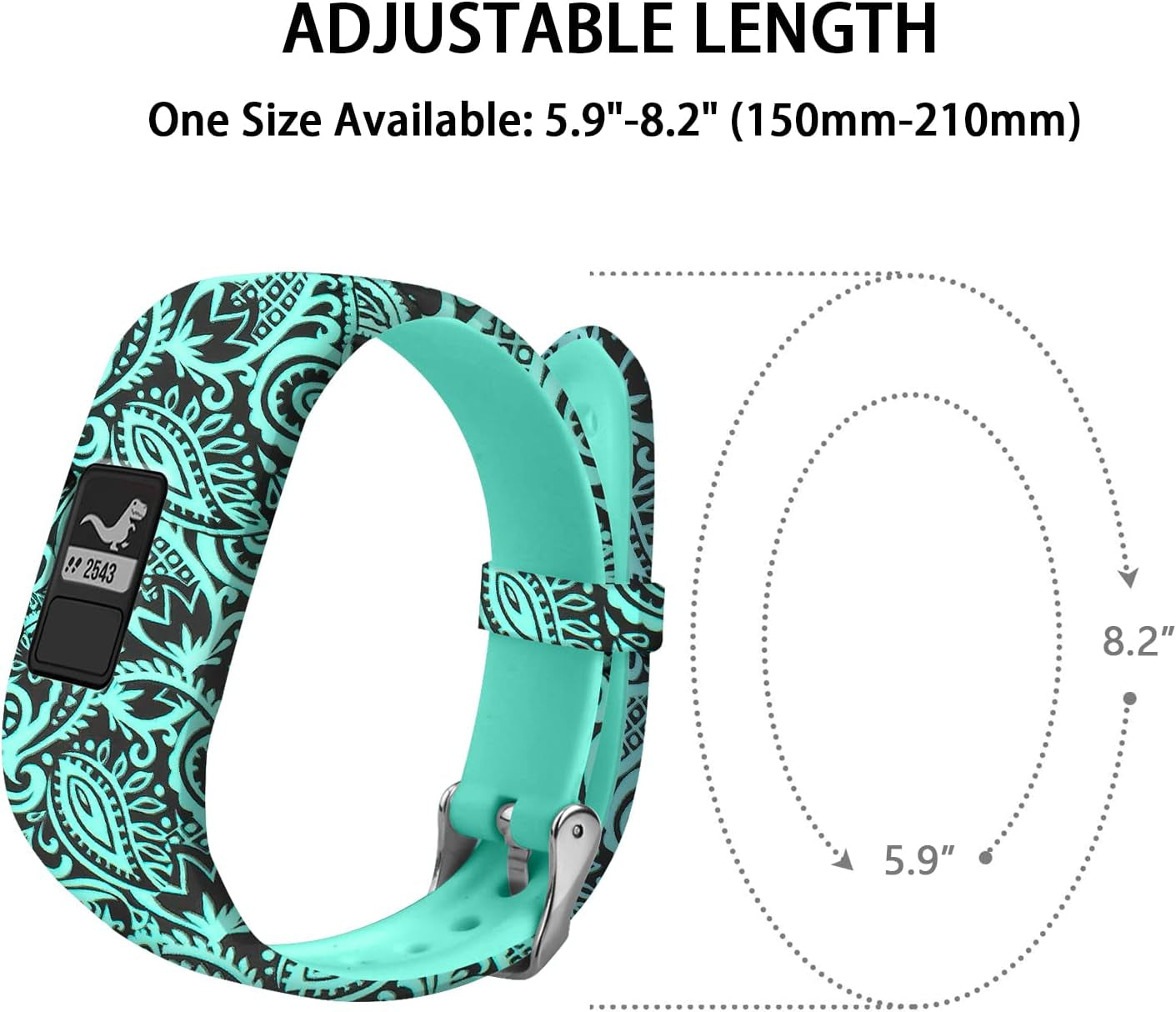 Bands Compatible with Garmin Vivofit JR Bands Vivofit JR 2 Bands/Vivofit 3 Bands Accessories Replacement Watchbands Starp for Kids Boys Girls Women with Metal Secure Clasp for Garmin Vivofit 3 JR,3PCS  Five Star Online US   