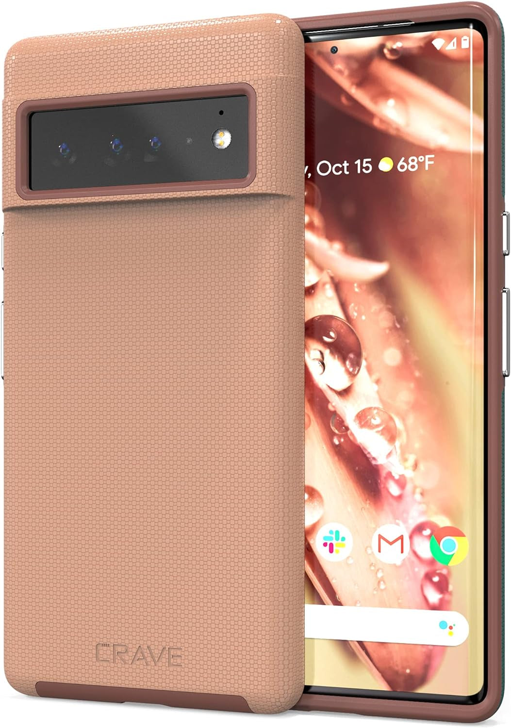 Crave Dual Guard for Google Pixel 6 Pro, Shockproof Protection Dual Layer Case for Google Pixel 6 Pro - Berry  Crave Blush  