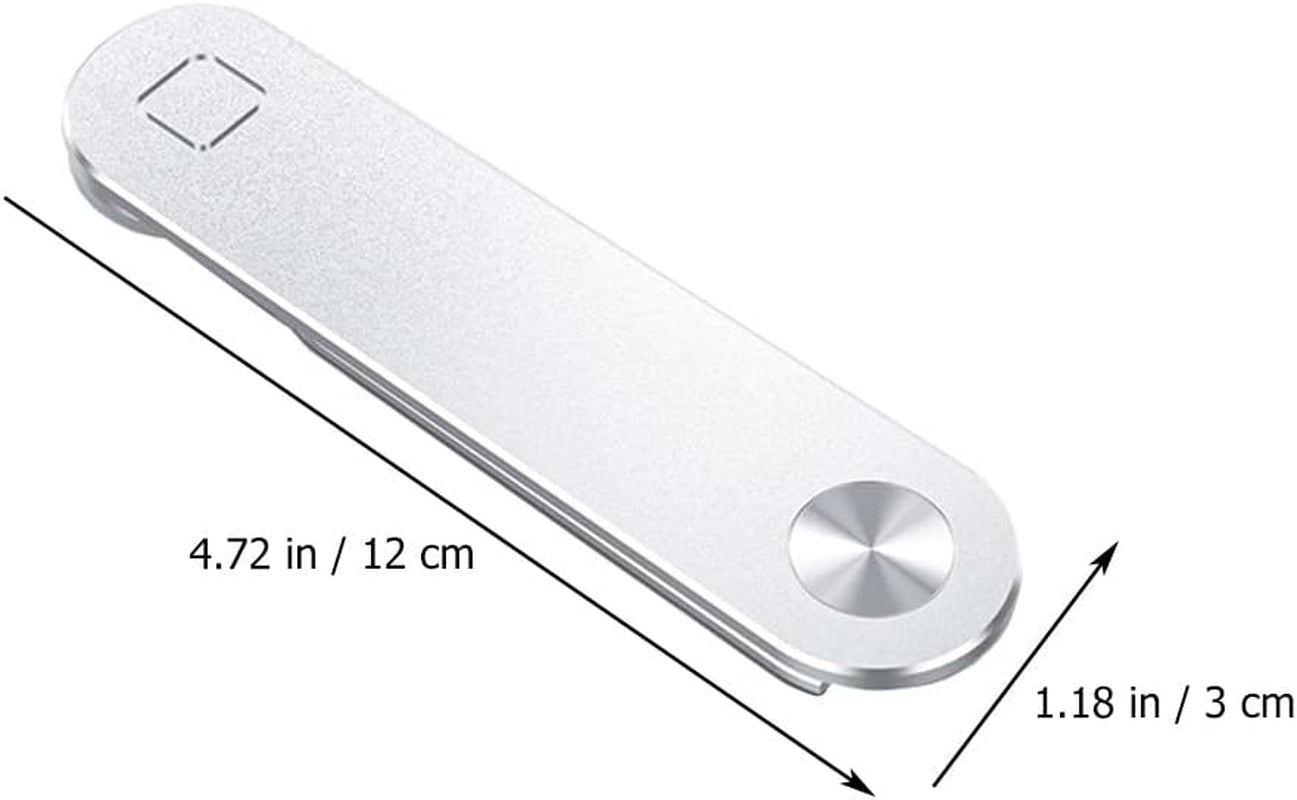 LUOZZY Computer Stand Laptop Phone Holder Laptop Stand Magnetic Laptop Phone Holder (Silver)  LUOZZY   