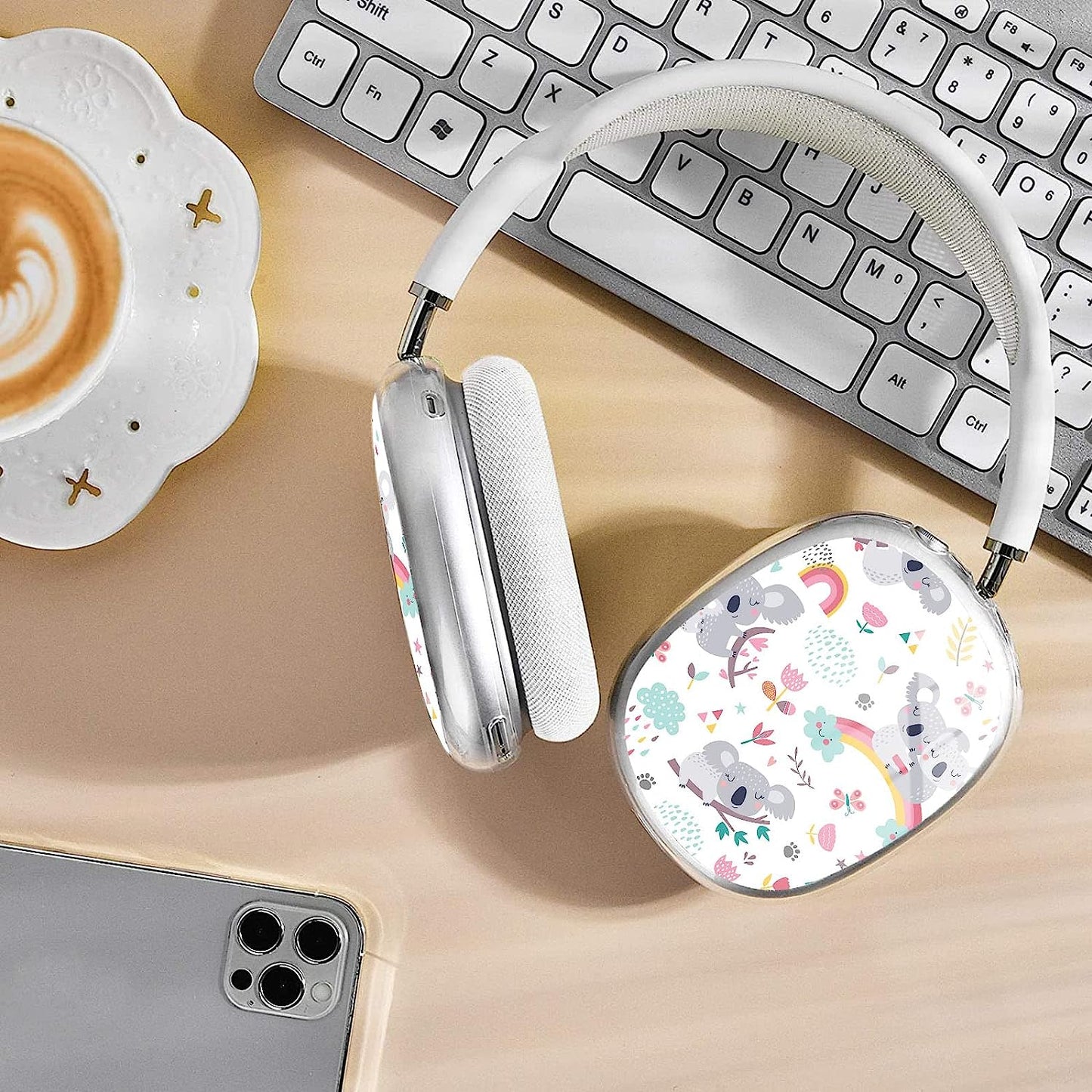 WINCHIHAN Printed Soft TPU Anti-Scratch Protective Case Cover Compatible with Airpods Max Headphones # A20283  WINCHIHAN   