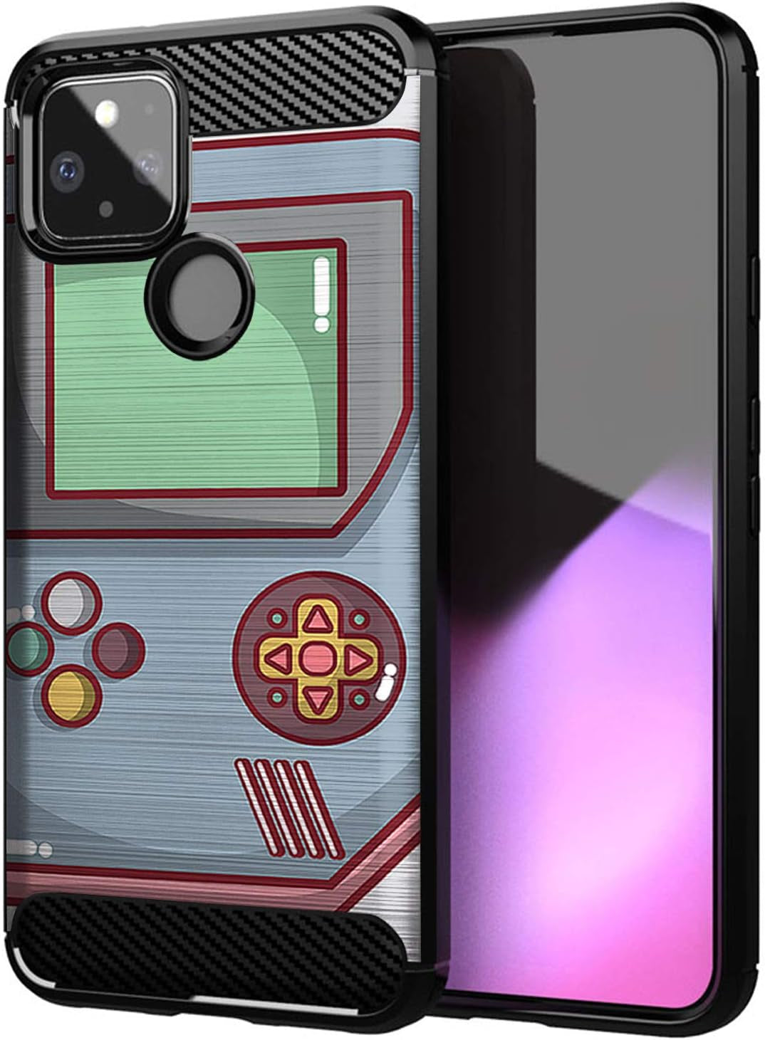 Casesondeck Case Compatible with [Google Pixel 4A 5G (2020)] Pictorial Patterned TPU Design Case Flexible Slim and Elegant (Astronaut)  Cases on Deck Pocket Game  