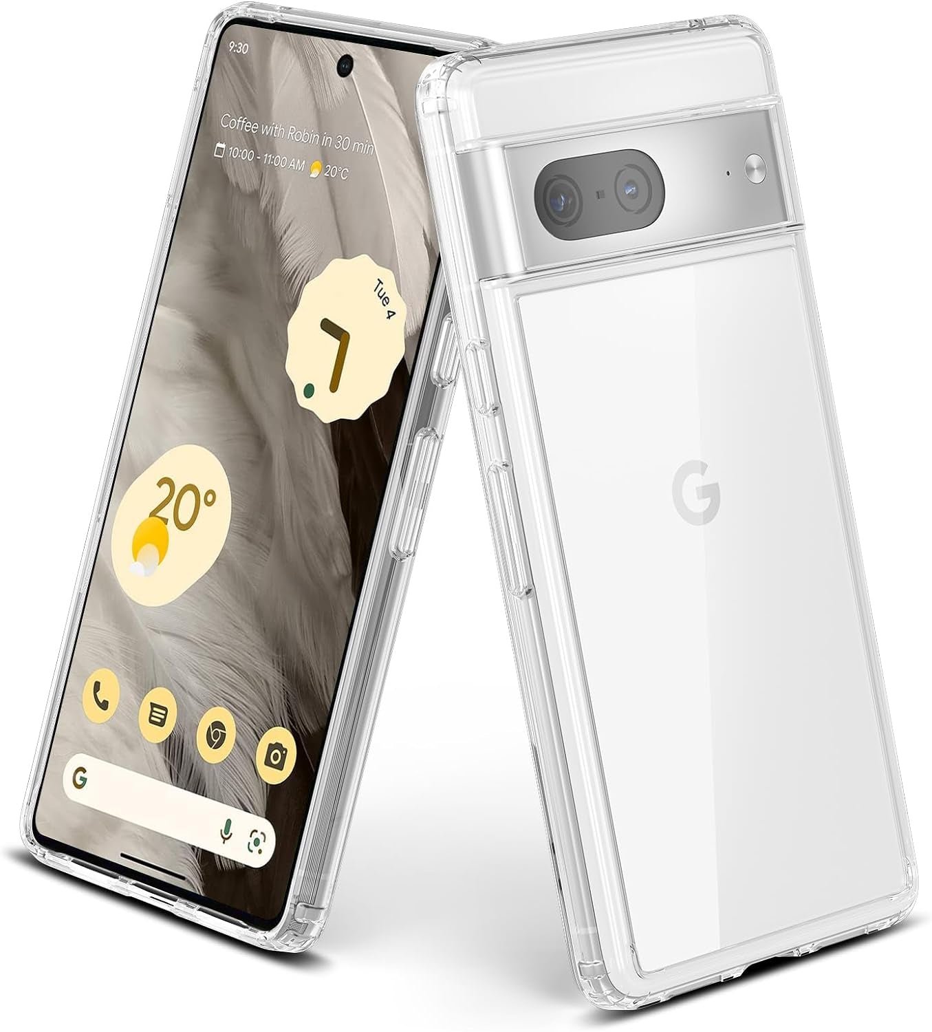 Meliya for Google Pixel 6 Case, Soft TPU Bumper with PC Hard Back Shockproof Anti-Scratched Phone Case Cover for Google Pixel 6 (Clear)  Meliya Clear Google Pixel 7 