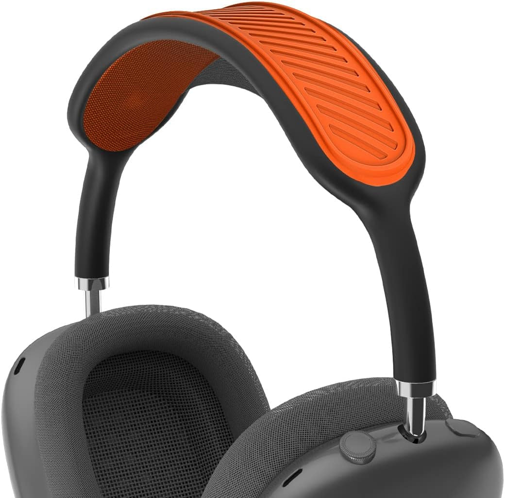 Zotech Headband Cover for Airpods Max Headphones Washable Anti-Scratch Ear Cups Cover Skin Protection and Headband Cover for Airpods Max (Black)  Zotech Orange  