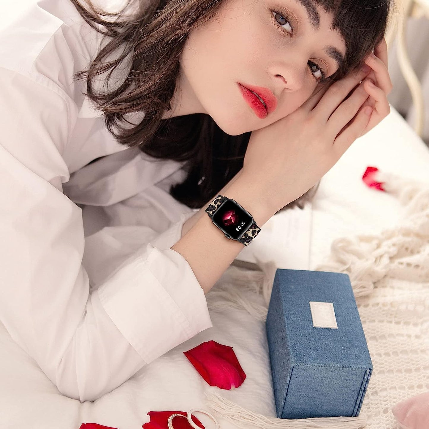 12 Pack Stretchy Solo Loop Bands Compatible with Apple Watch Band 38Mm 40Mm 41Mm 42Mm 44Mm 45Mm 49Mm Women Men,Elastic Nylon Braided Sport Strap Iwacth Bands for Iwatch SE Series 8 7 6 5 4 3 2 1 Ultra  SuperNaNa   