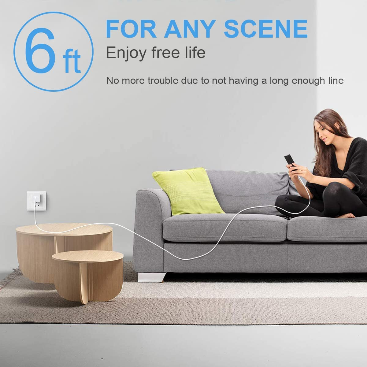 Iphone Charger【Apple Mfi Certified 】[2-Pack] USB Wall Charger Block and 6FT USB Fast Charging Cable Compatible with Iphone 14/14 Pro/14 Pro Max/14 Plus/13/12/11/Mini/Xs/Max/Xr/X/8/7/Se  Shenzhen Century Star Technology Co,. Ltd.   