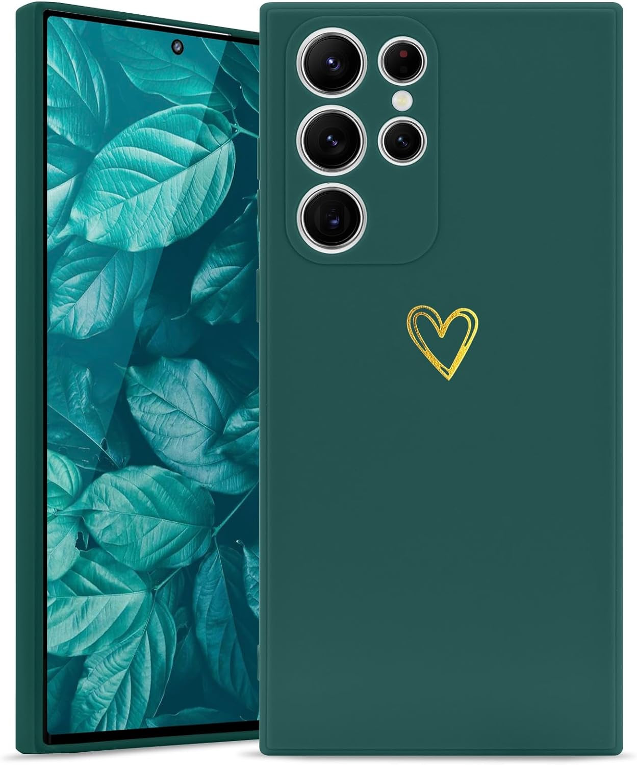 Wirvyuer for Samsung Galaxy S22 Case Cute Slim Shockproof Phone Case with Wireless Charging Support and Protection, Lime Green  Wirvyuer Green Samsung Galaxy S22 Ultra 