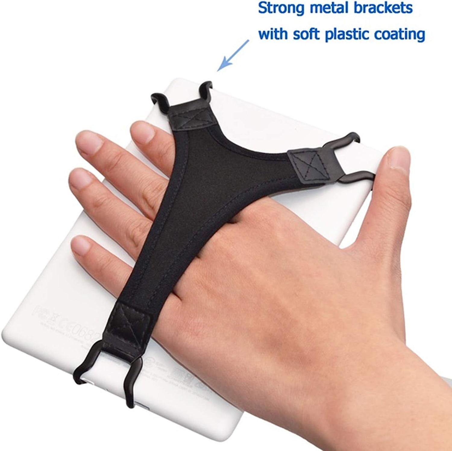 LINASHI Elastic Band, Adjustable Elastic Band Hand Strap with Anti-Slip Stand Compatible with Tablet E-Reader  LINASHI   