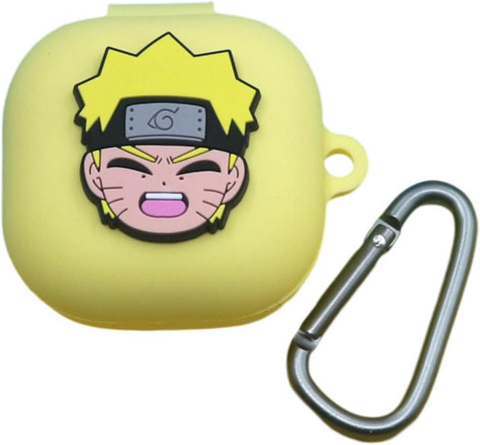 Anime Silicone Earbuds Case Cartoon Headphones Cover Fit Designed for Galaxy Buds2 Pro (2022) /Buds 2 (2021) /Samsung Galaxy Buds Live (2020) /Buds Pro (2021) (F)  SKPY   