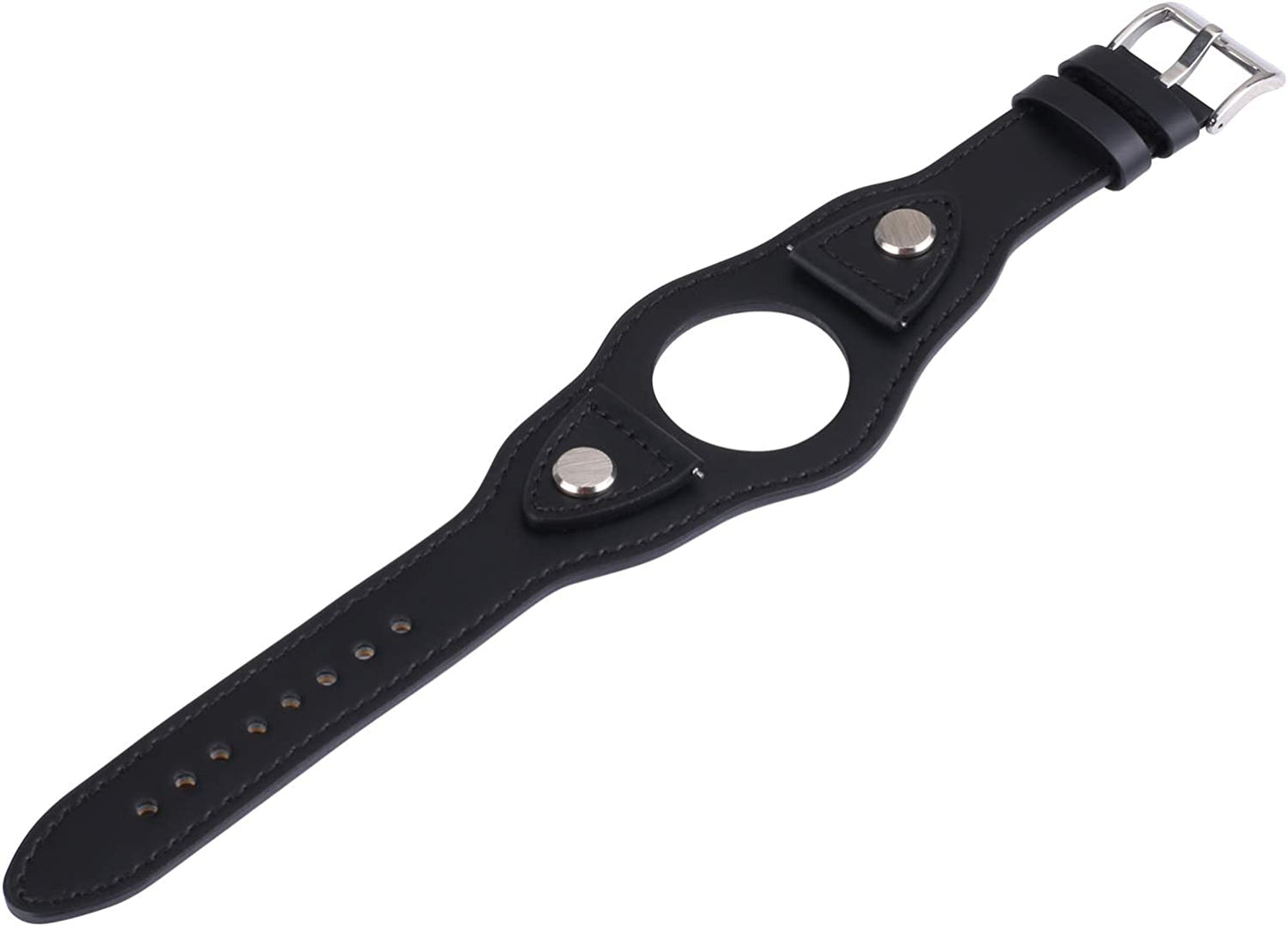 KONAFEI Compatible with Samsung Galaxy Watch 3 45Mm/Gear S3 Frontier/Classic/Galaxy Watch 46Mm Band, 22Mm Genuine Leather Vintage Cuff Bracelets for Men Women  KONAFEI   