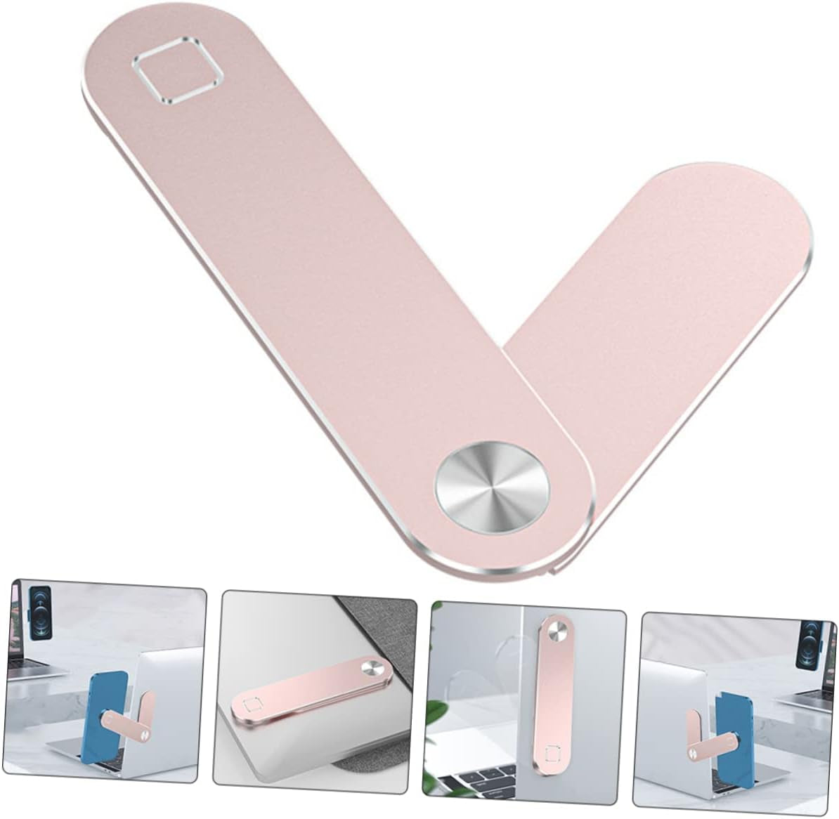 Ciieeo 1 Set Flat Expansion Bracket Cellphone Stand Adjustable Laptop Phone Mount Laptop Side Mount Magnetic Stand Magnetic Tablet Mount Magnetic Laptop Phone Mount Magnetic Phone Stand  Ciieeo   