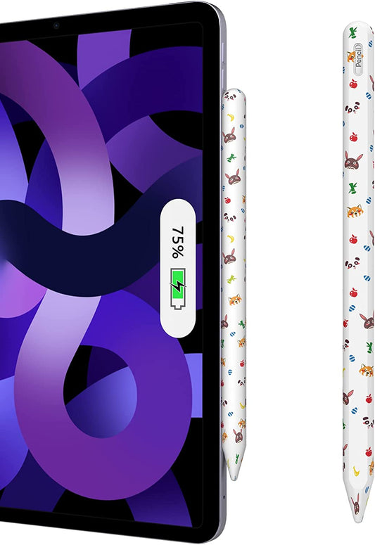 Moko Silicone Pencil Case Compatible with Apple Pencil 2Nd Generation, Ultra Thin Protective Cover Anti-Slip Sleeve Case with Nib Cover, Panda  MoKo   