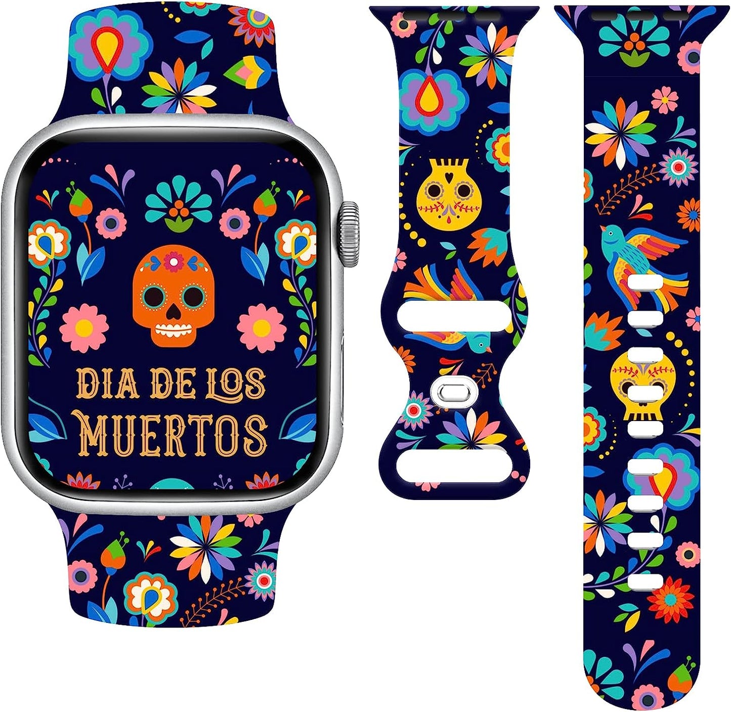 Mothers Day Watch Band Compatible with Apple Watch 38Mm 40Mm 41Mm 42Mm 44Mm 45Mm, Mothers Day Gifts for Mom Silicone Replacement Bands Wristbands Strap Compatible with All Iwatch Series  WANSENCE Fifth of May-2 38mm/40mm/41mm 