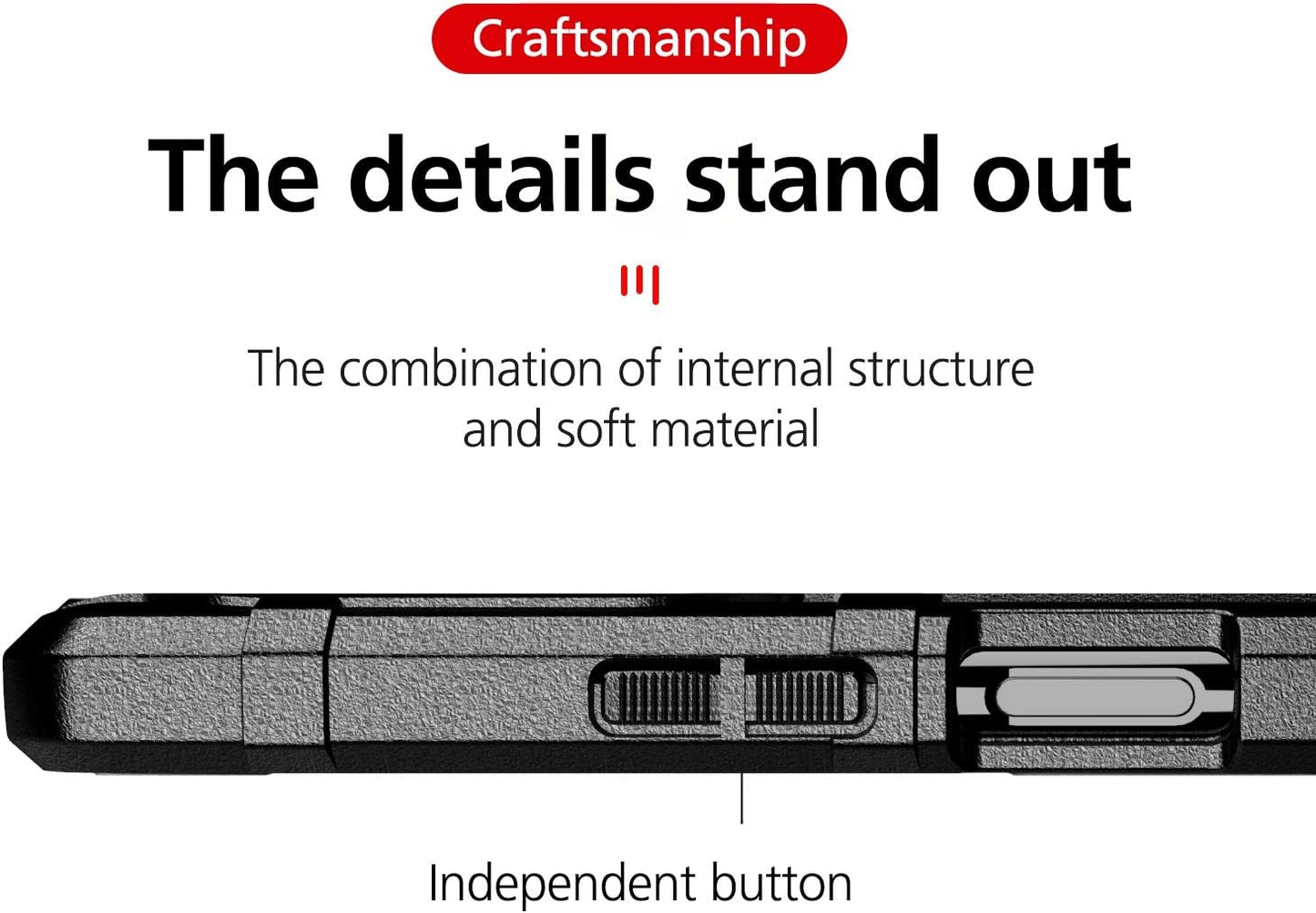 Sony Xperia 5 II Case,Zyzx Heavy Duty Shockproof Military Grade Drop Tested Field Protective Phone Case Super Sturdy TPU Bumper Full Body Rugged Hard Cover for Sony Xperia 5 II, Hd-Black  ZYZX   