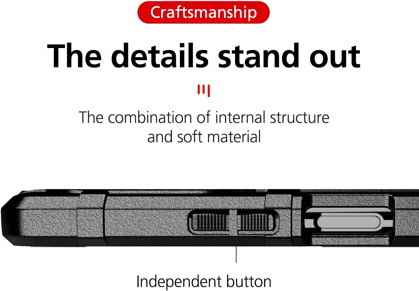 Sony Xperia 5 II Case,Zyzx Heavy Duty Shockproof Military Grade Drop Tested Field Protective Phone Case Super Sturdy TPU Bumper Full Body Rugged Hard Cover for Sony Xperia 5 II, Hd-Black  ZYZX   