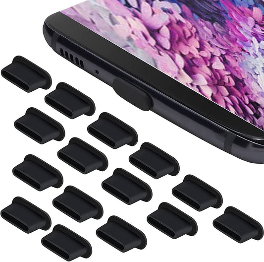 25PC USB C Dust Plug, Silicone anti Dust Plug for USB Type-C, USB C Dust Cover for Samsung Galaxy S23 S22 S21 S20 Ultra Plus, Galaxy Z Fold, Google Pixel 7/6, Moto G, Oneplus Nord & Type C Port Device  LEZE   
