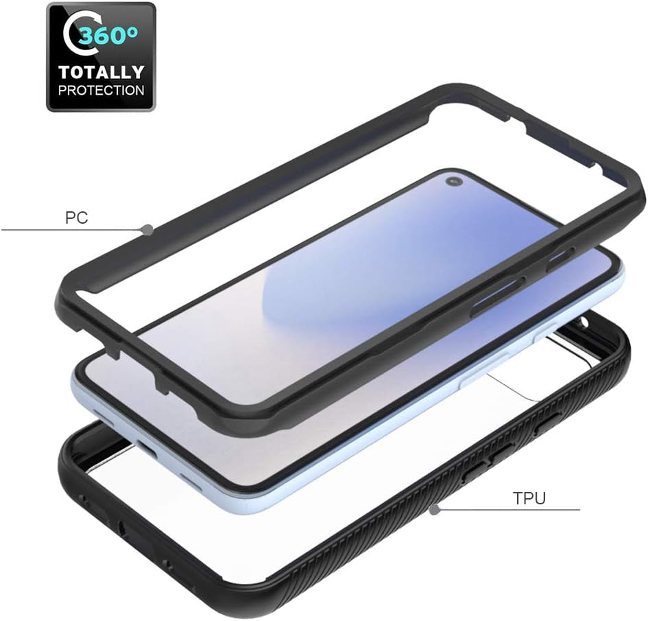 Case for Google Pixel 4A 5G Case Cover,Case for Google Pixel 4A 5G UW G6QU3 Case Cover,Anti-Fall and Shock-Absorbing Protective Cover Case for Google Pixel 4A 5G G025H G025L G025E G025I Case Black  QiongNi   