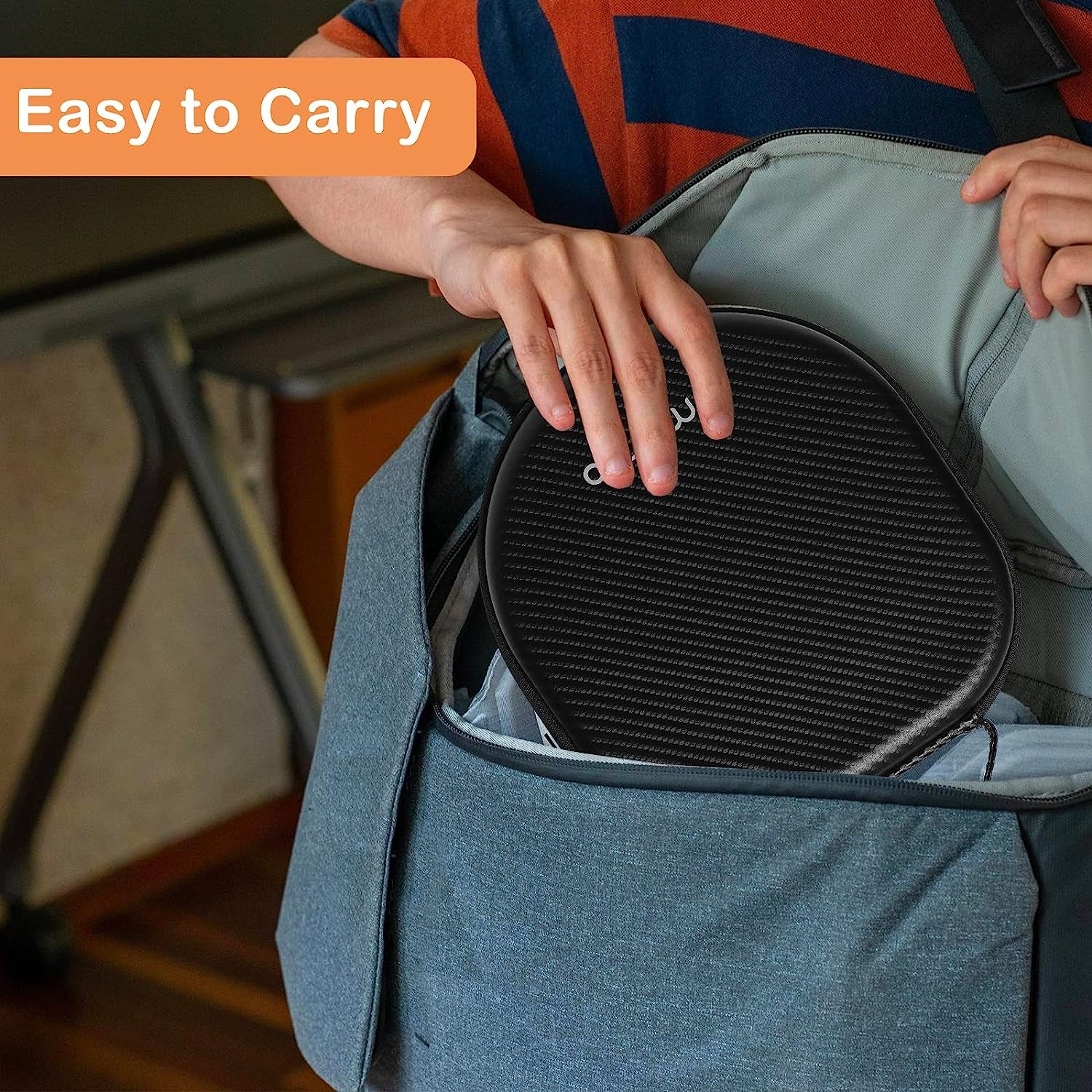 MOSISO Headphone Case Compatible with Airpods Max Supports Sleep Mode, Portable Waterproof Shockproof Protective Travel Hard Carrying Case Storage Bag, Black  Mosiso   