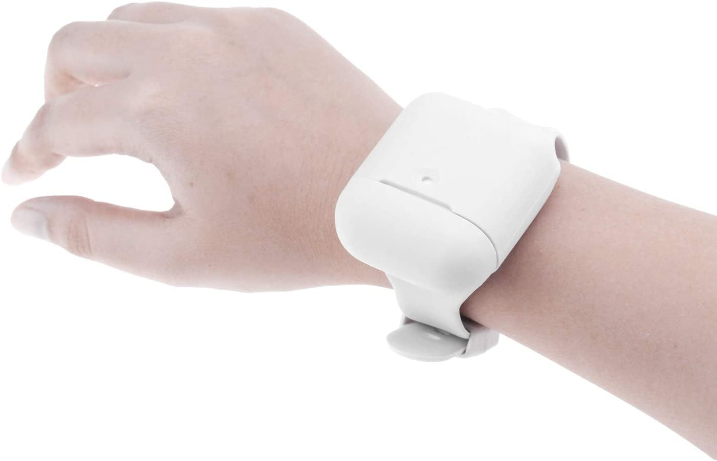 Newest 2021 Wrist Band for Airpods/Airpods 2 Case Accessories Sport Strap Cover Compatible with Apple Airpods 1St and 2Nd Wireless Charging Case Portable Full Protective Silicone Skin (White)  BabyValley   