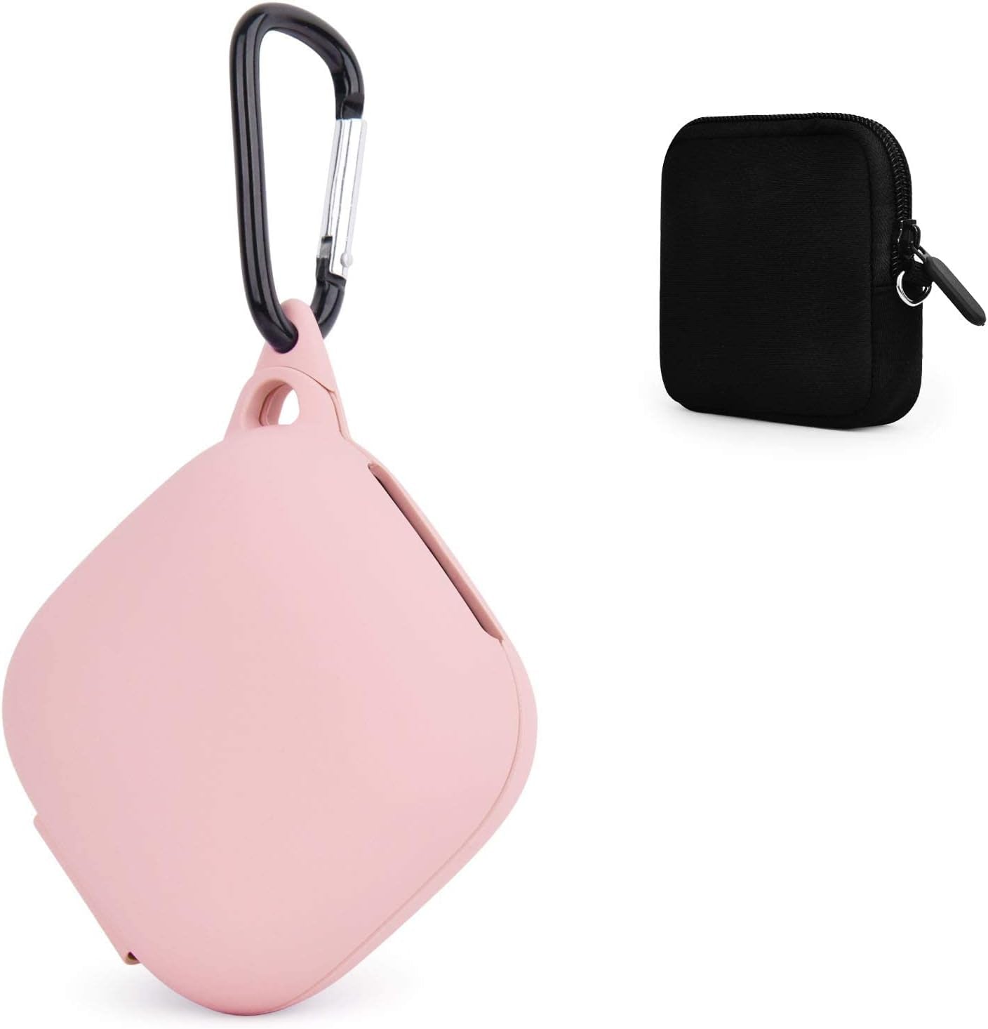 TOROTOP Case Compatible for Powerbeats Pro Case Cover,Anti-Lost & Shockproof Easy Carrying Silicone Case Accessories with Keychain and Soft Portable Storage Travel Carrying Case(Navy Blue)  TOROTOP Rose  