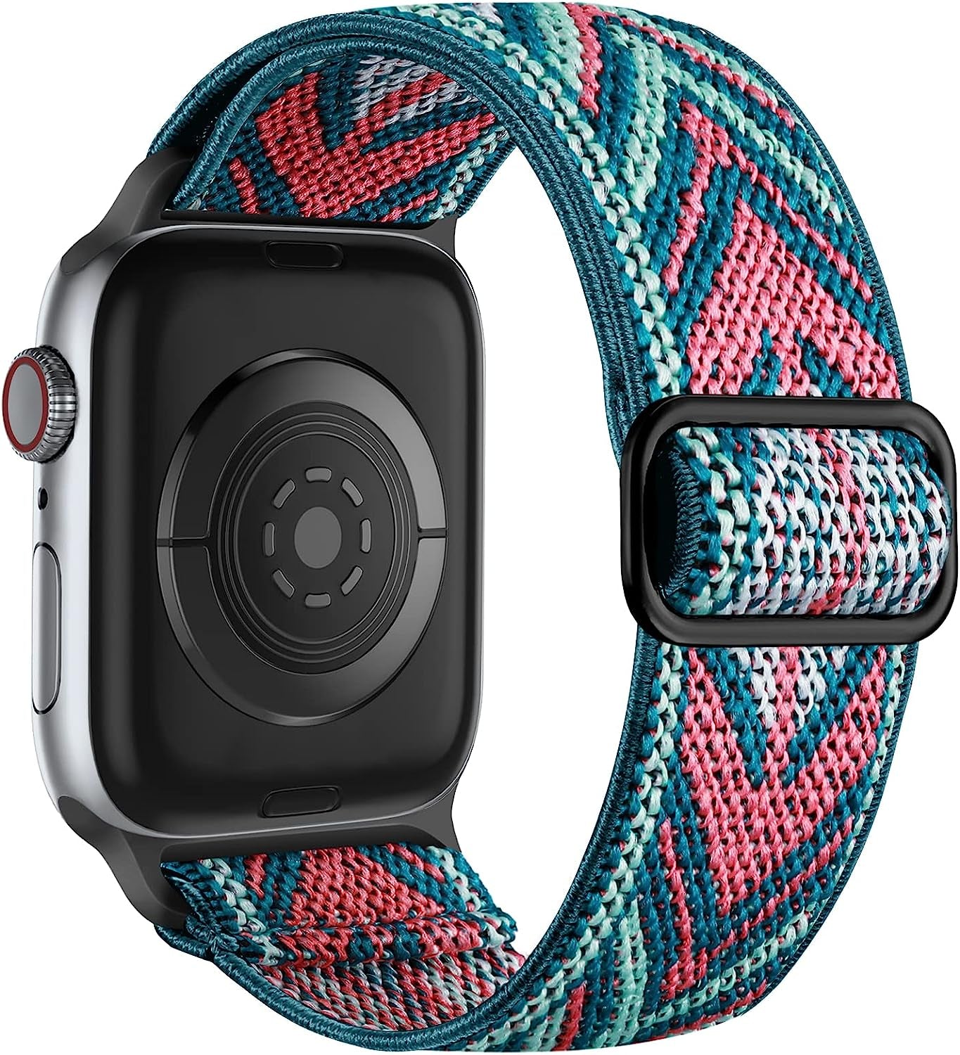 Lerobo Elastic Bands Compatible with Apple Watch Bands 44Mm 42Mm 38Mm 40Mm,Stretchy Solo Loop Soft Nylon Strap Replacement Band for Iwatch/Apple Watch SE Series 6,Series 3,Series 5 4 3 2 1 Women Men  PJStore-US Green Arrow 38mm/40mm/41mm 