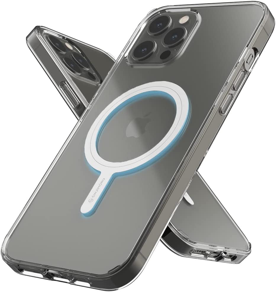 Sinjimoru Shockproof Iphone Case with Magsafe, PC & TPU Clear Phone Case for Iphone Case for Magsafe. M-Airclo for Iphone 14 Pro  Sinjimoru Co.Ltd iPhone 12 Pro Max  