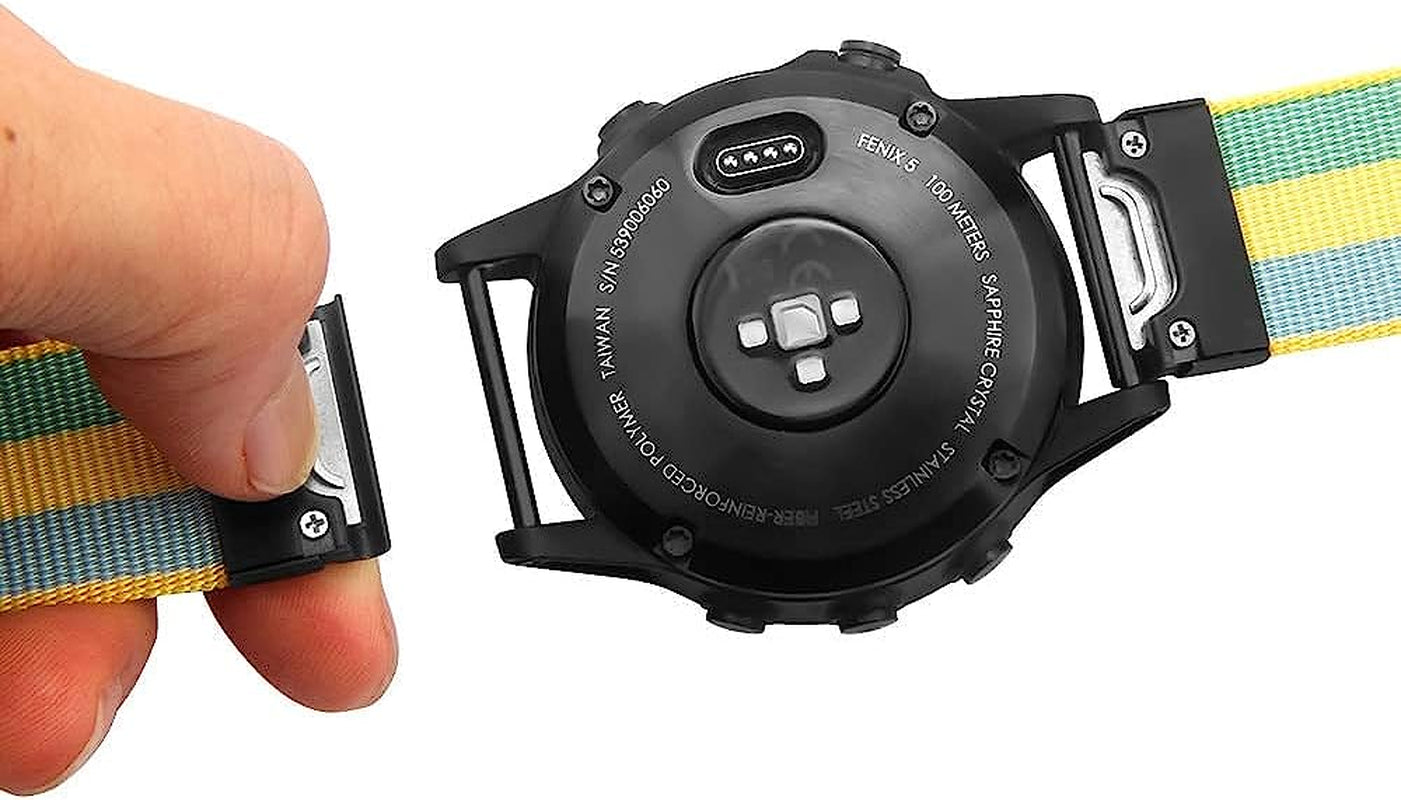 KAVJU Nylon Quick Release Bands for Garmin Fenix 6 Pro 5 plus Strap 22Mm Easyfit Watchband Forerunner 945 935 Wrist Correa Replacement  KAVJU   