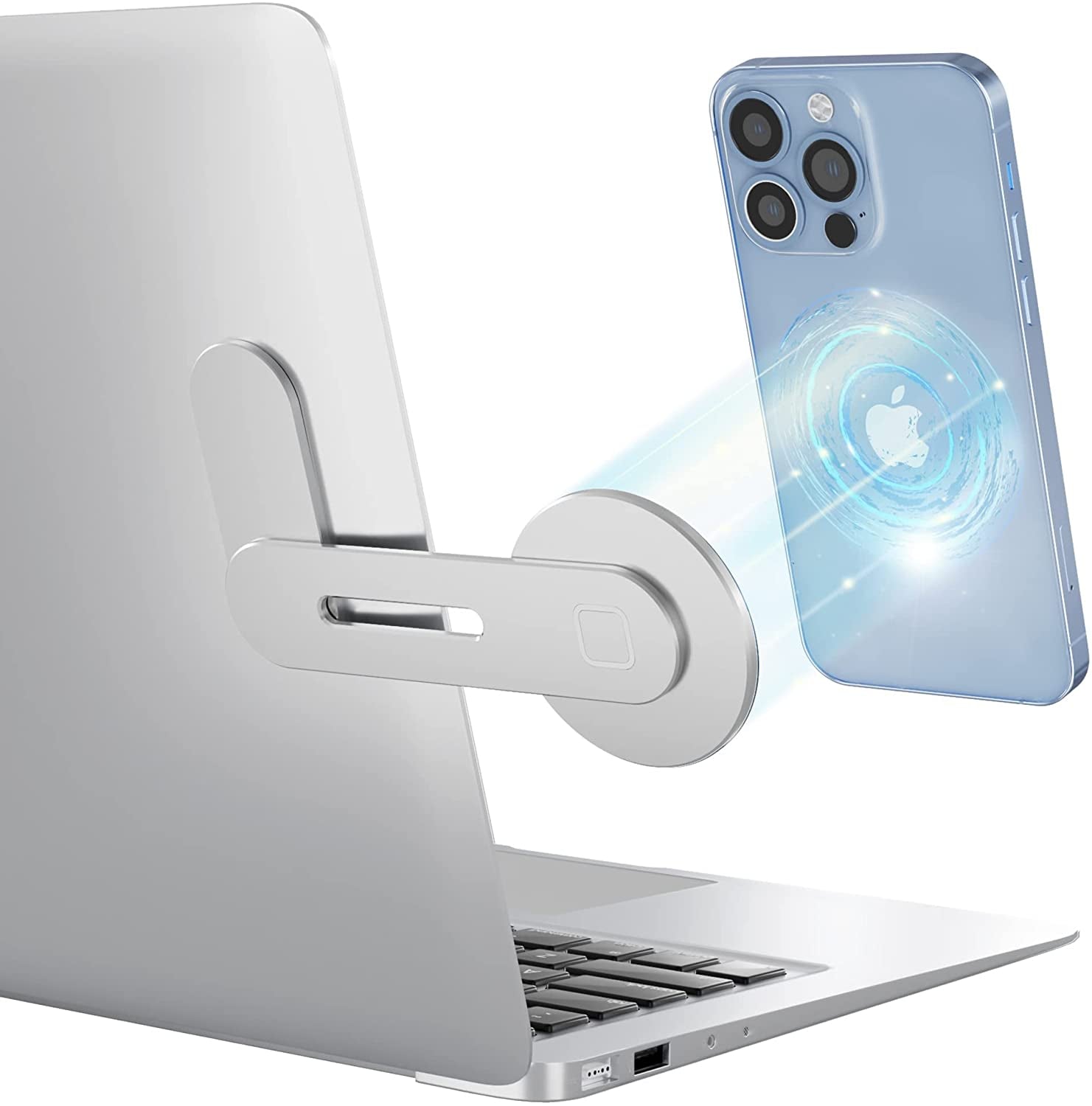 Doter Magsafe Accessories Are Compatible with Iphone 14/Iphone 13/Iphone 12 Series, Universal Laptop Accessories in Order for Dual-Screen Interaction, Laptop Phone Holder for All Cell Phones  Doter   