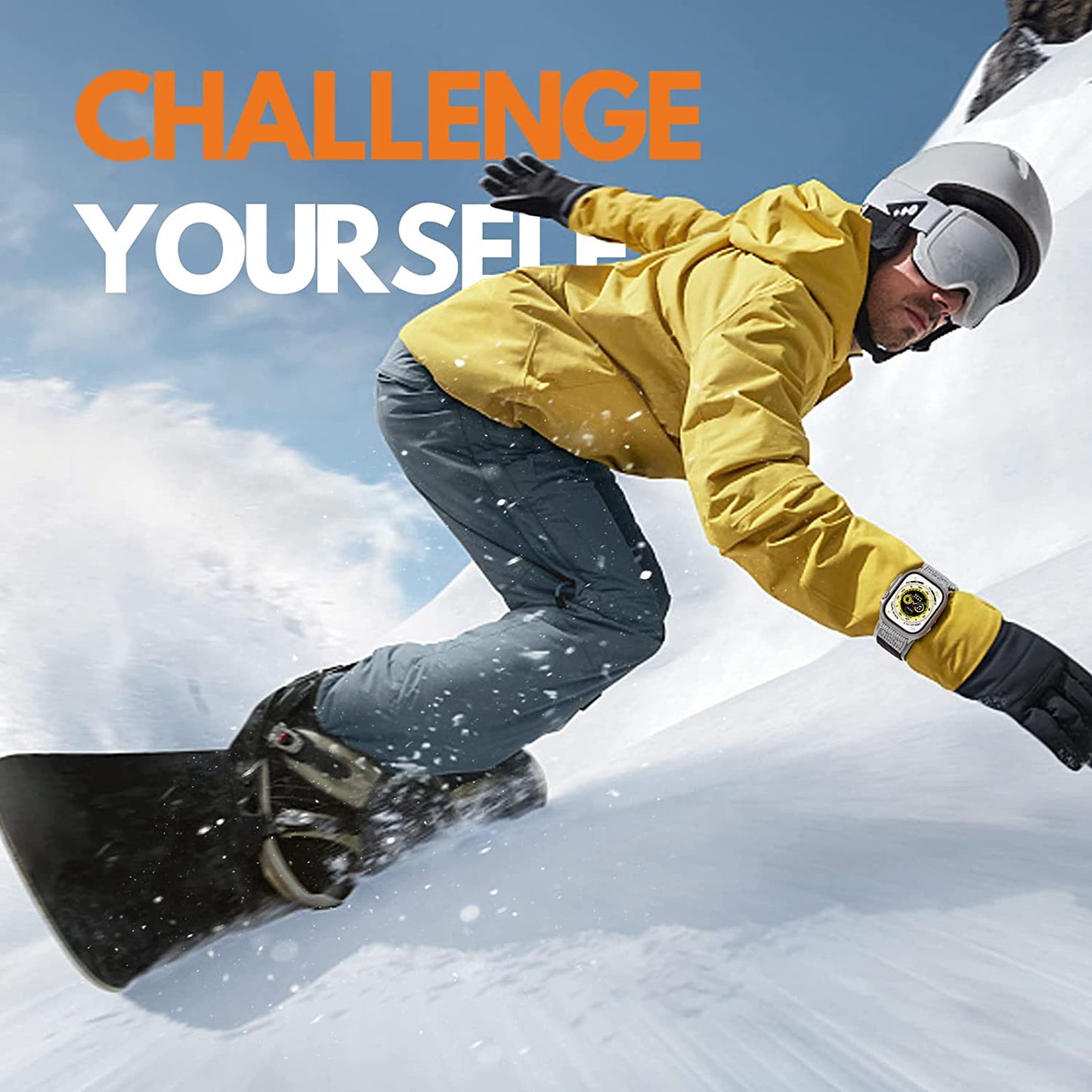 Odbeai Rugged Military Tactical Nylon Braided Sport Bands Compatible with Apple Watch 49Mm 45Mm 44Mm 42Mm for Men, Woven Solo Loop Designed Straps for Iwatch Series 8 7 6 5 4 3 2 1 SE Ultra  Odbeai   