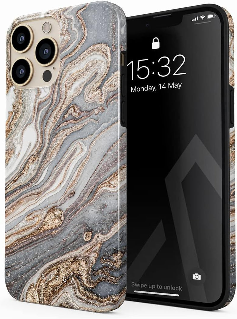 BURGA Phone Case Compatible with Iphone 14 PRO - Wireless Charging Compatible, Hybrid 2-Layer Hard Shell + Silicone Protective Case, Heavy Duty Protection, Slim Fit, Shock  BURGA Gentle Wind Iphone 14 Pro Max 