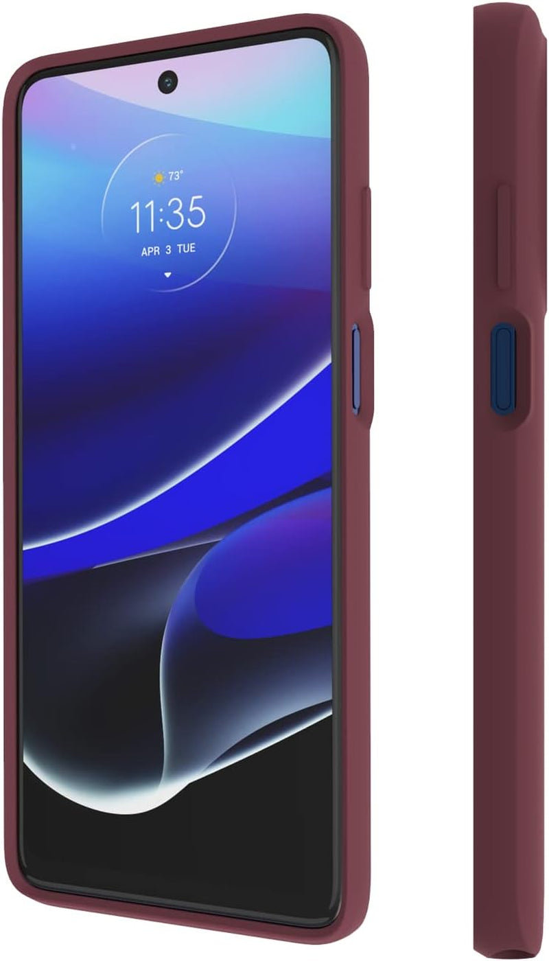 Motorola Moto G Stylus 5G (2022) Marsala Red Protective Case - Slim Fit, Shock Absorbing, Camera Protector  Salom America Company   