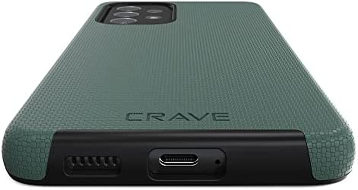 Crave Dual Guard for Samsung Galaxy A53 Case, Shockproof Protection Layer Case 5G - Forest Green  Crave   