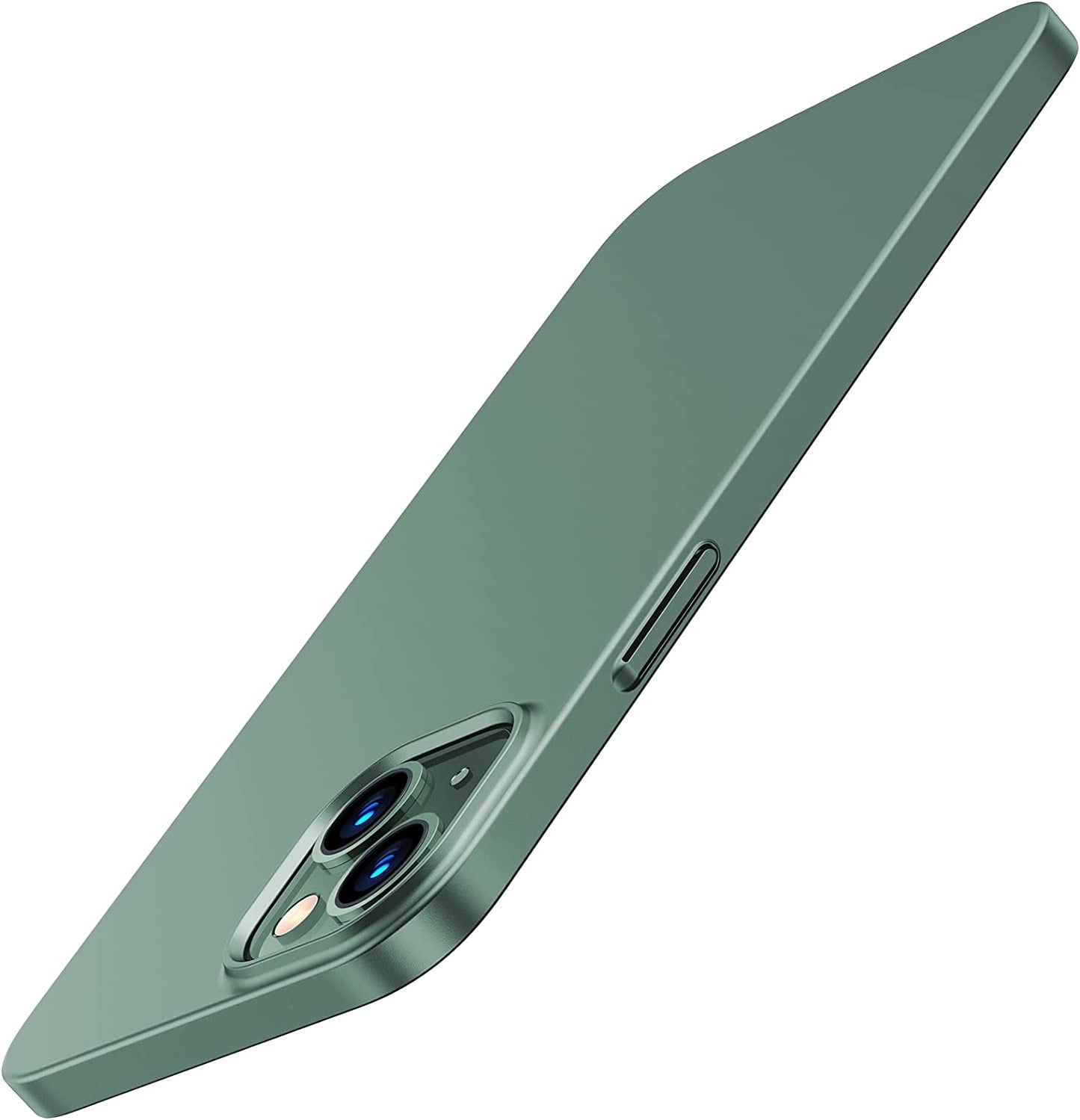 TORRAS Slim Fit for Iphone 14 Case/Iphone 13 Case Ultra-Thin Sturdy Protective Cover with Non-Slip Grip & No Fingerprint Hard Plastic Phone Case for Iphone 14/13 (6.1"), Clove Purple  TORRS Midnight Green  