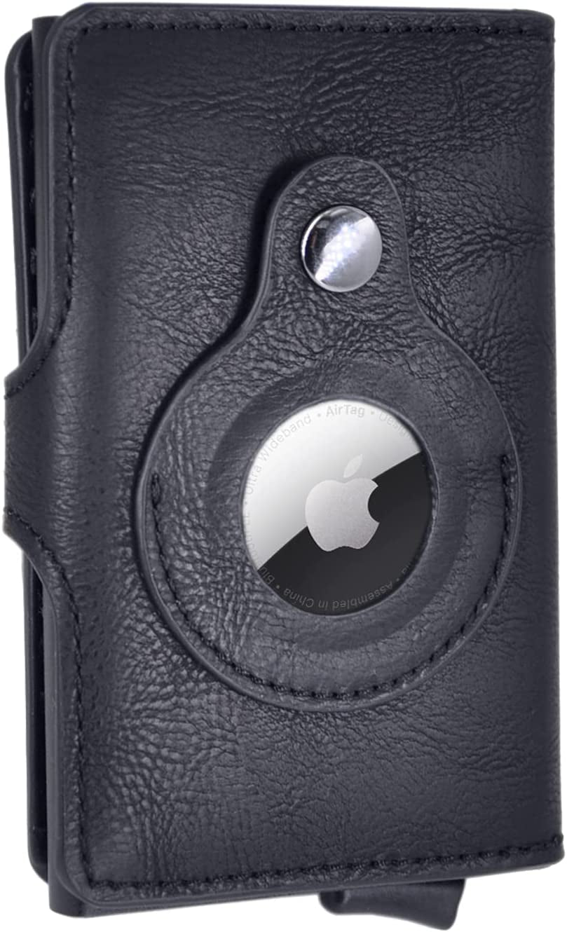 Pop up Wallet with Airtag Holder, Slim Airtag Wallet with Popup Card Holder  Kenpal   