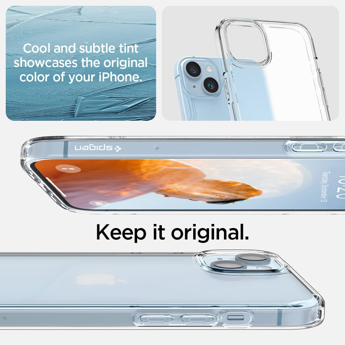 Spigen Ultra Hybrid [Anti-Yellowing Technology] Designed for Iphone 14 Case (2022) - Frost Clear  Spigen   
