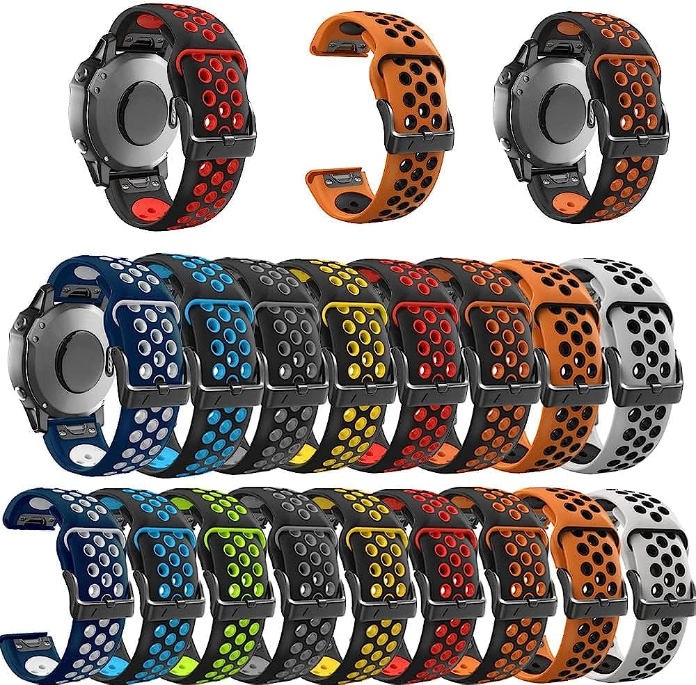 LKDJNC Quickfit 26 22Mm Smart Bands for Garmin Fenix 7X 7 6 6X Pro 5 5X plus 3HR Epix Easyfit Silicone Smartwatch Bracelet Wrist Straps  LKDJNC   