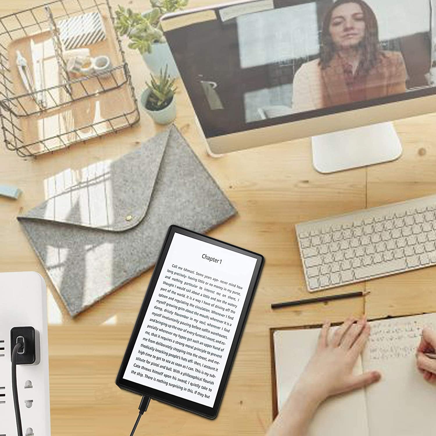 Fast Charger with 6Ft USB Type-C&Micro USB Cable for Charging All-New Fire 6 7 8 10/Fire HD 8 8Plus/ HD10 10Plus and Kids Edition Kids Pro/Fire HDX 6" 7" 8.9" /All E-Reader,Oasis,Paperwhite  SISSFO   