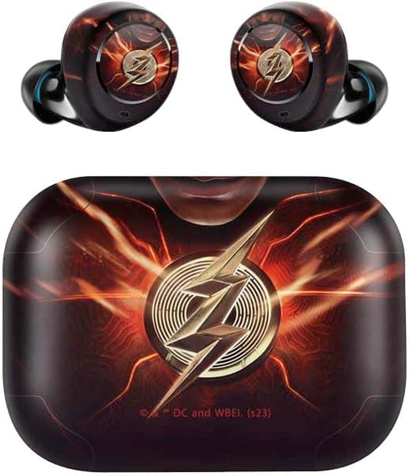 Skinit Decal Skin Compatible with Echo Buds - Officially Licensed Warner Bros the Flash Movie: the Flash Poster Design  Skinit   