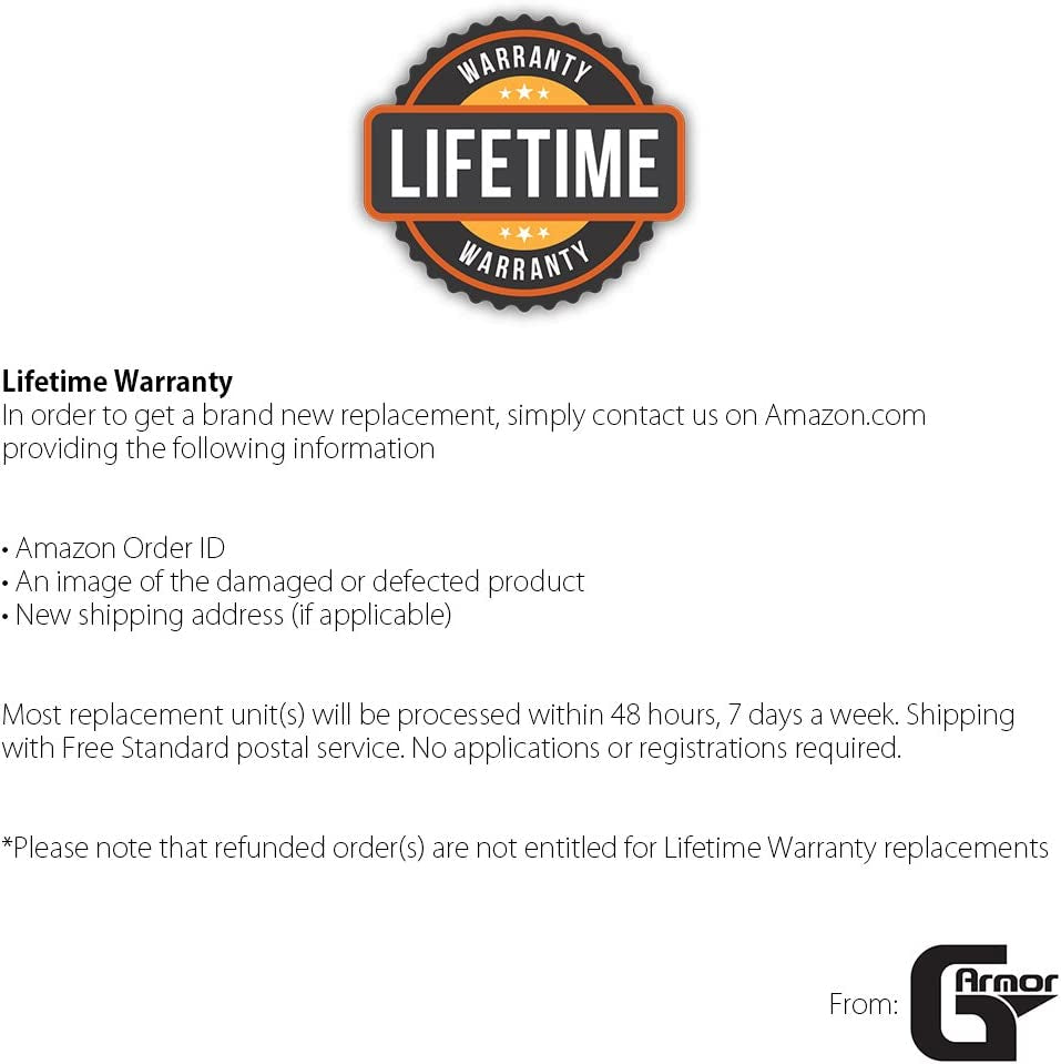 G-Armor 2 Pack Screen Protector for Iphone 8, Iphone 7, Iphone 6S and Iphone 6 - Tempered Glass Screen Saver, Phone Case Friendly, Lifetime Replacement, Protective Screen Cover for 4.7 Inch Iphones  G-Armor   