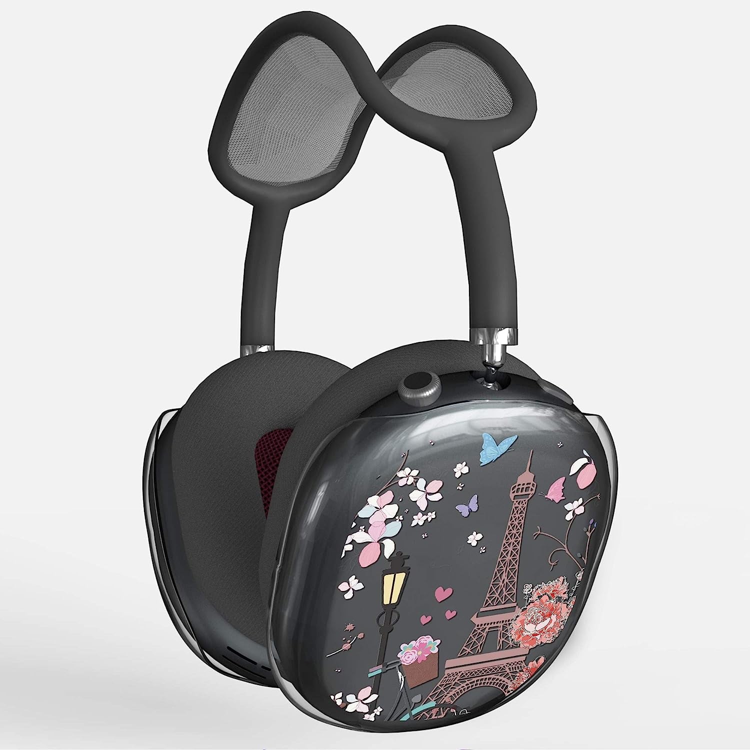Pimpcase Compatible with Airpods Max Case Cover Headphone Sunflowers  PimpCase Eiffel Bicycle Roses  