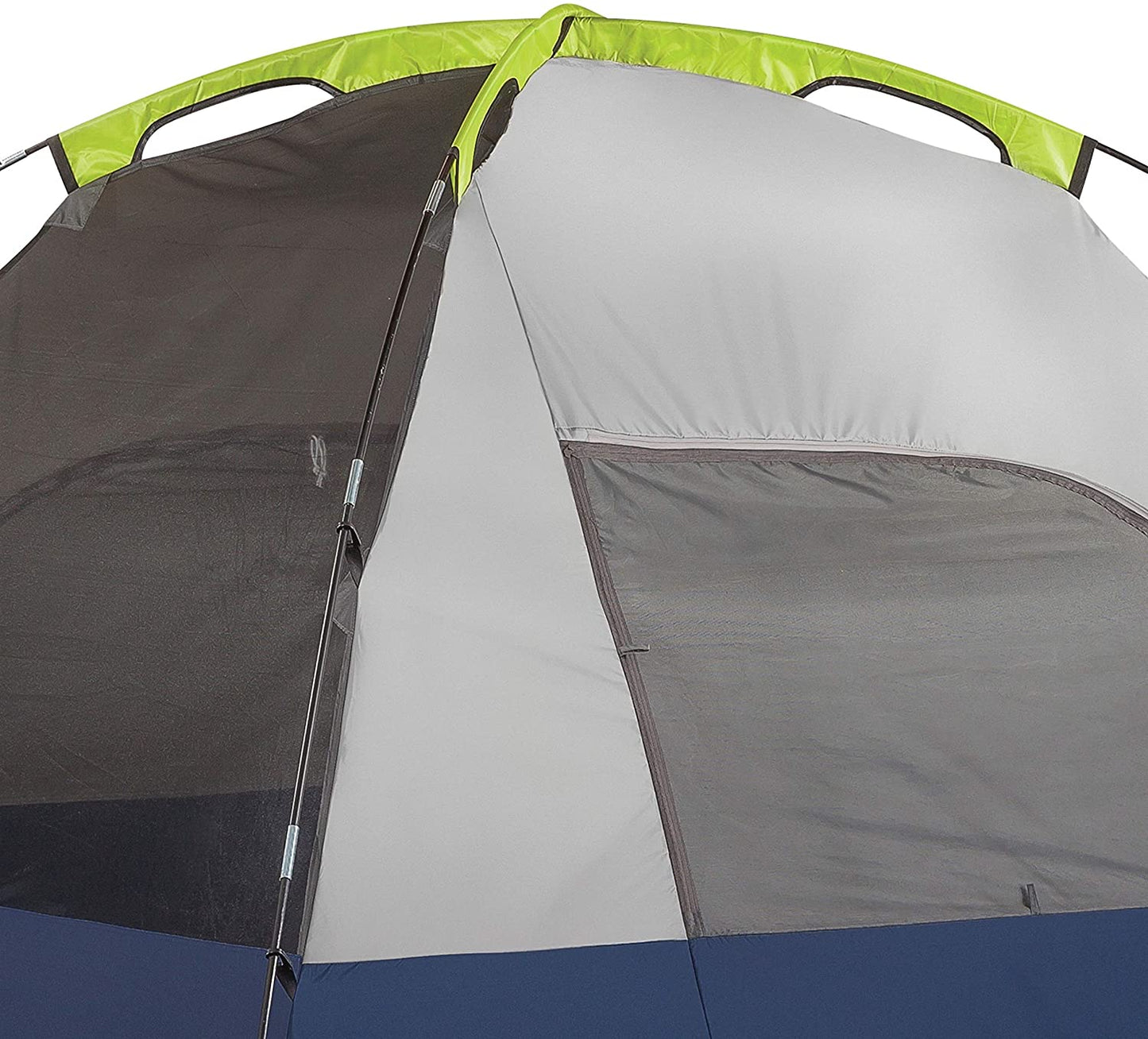 Coleman Sundome Camping Tent, 2/3/4/6 Person Dome Tent with Easy Setup, Included Rainfly and Weathertec Floor to Block Out Water, 2 Windows and 1 Ground Vent for Air Flow with Charging E-Port Flap  The Coleman Company, Inc.   