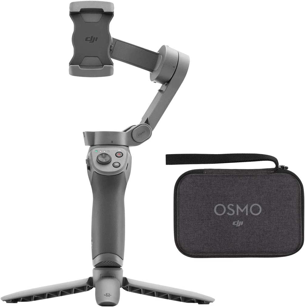 DJI Osmo Mobile 3 Combo - 3-Axis Smartphone Gimbal Handheld Stabilizer Vlog Youtuber Live Video for Iphone Android  DJI   