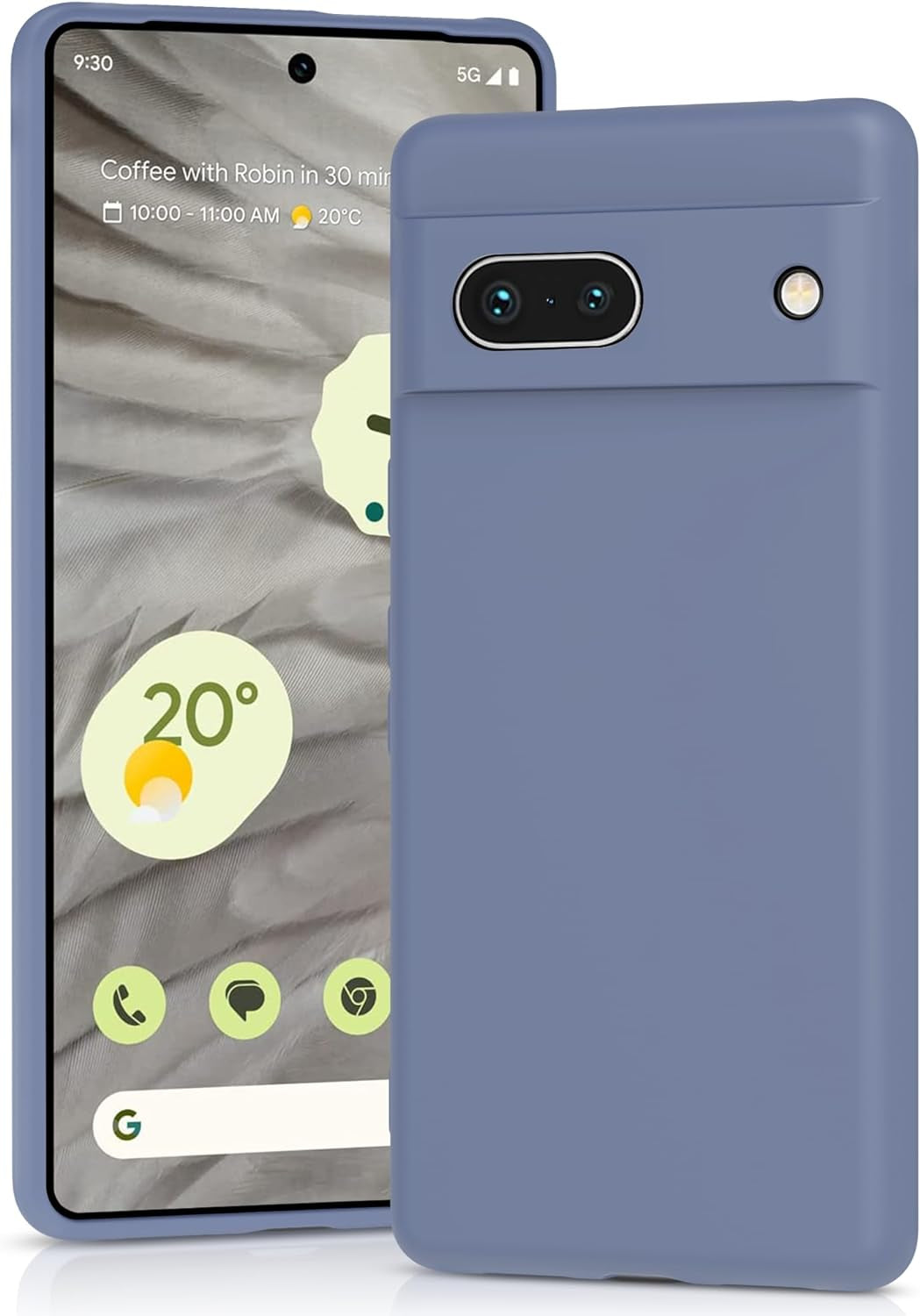 YATWIN Silicone Case for Google Pixel 7A 5G, Soft-Touch, Shockproof, Dustproof, Antiskid Full Body Armour Phone Cover for Google Pixel 7A 5G - Dark Green  YATWIN   