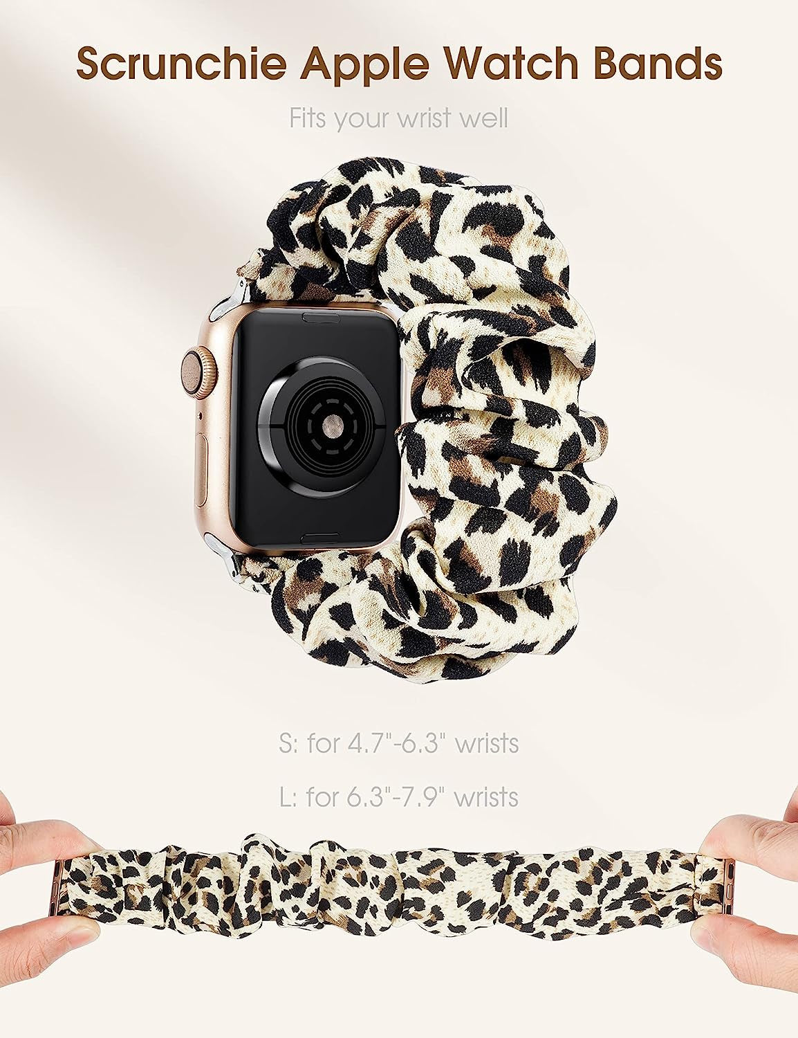 TOYOUTHS 2 Packs Scrunchie Elastic Watch Bands Compatible with Apple Watch Bands 44Mm 42Mm 40Mm 38Mm 41Mm 45Mm for Women Stretchy Bands Bracelet Replacement Bands for Iwatch Series 8/7/6/5/4/3/2/1/SE  TOYOUTHS   