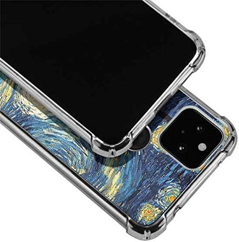 Skinit Clear Phone Case Compatible with Google Pixel 4A 5G - Bridgeman Art Van Gogh - the Starry Night Design  Skinit   