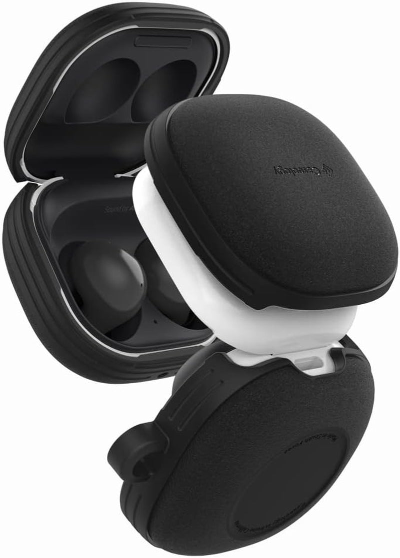 Caseology, Portable Electronic Device Cover, Ear Buds, Case, Vault Designed for Galaxy Buds 2 Pro Case (2022) Compatible with Buds 2 (2021), Buds Pro (2021), Buds Live (2020) - Matte Black  Spigen   